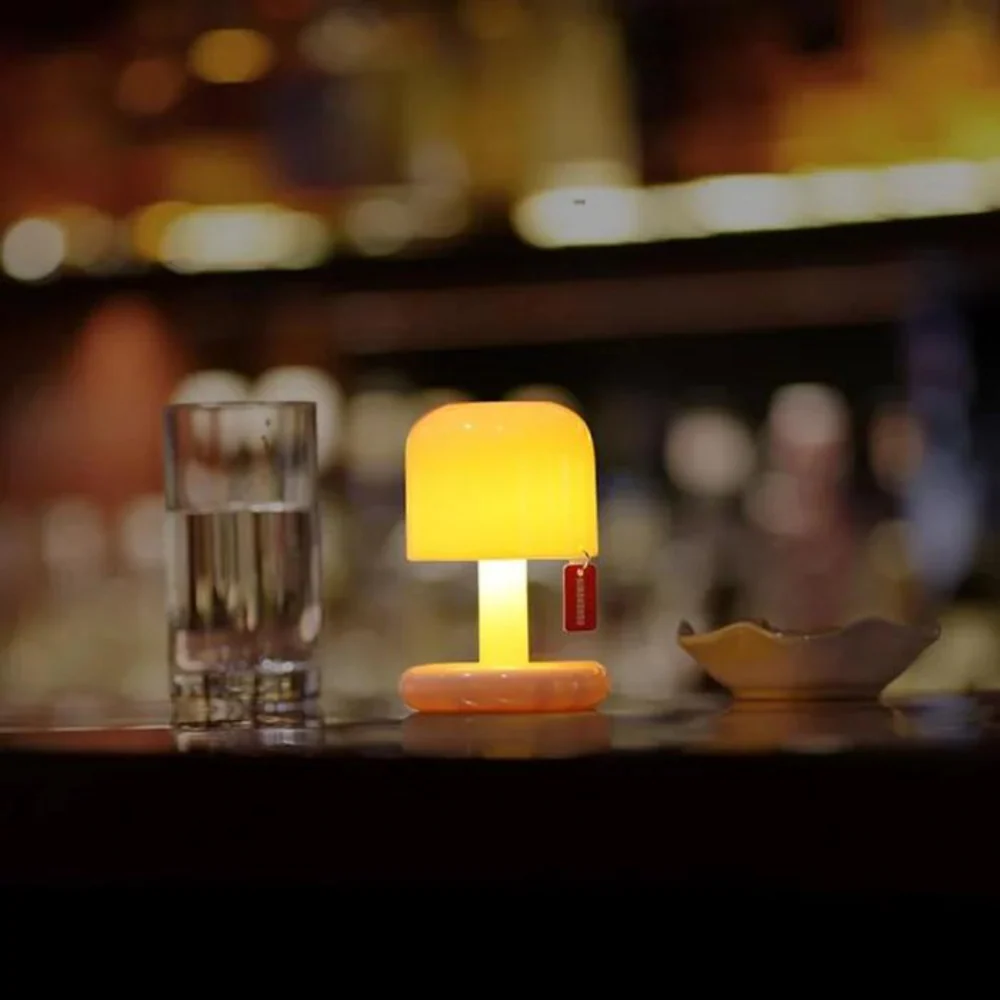 Mini Cute Mushroom Lamp – Compact USB Mood Light