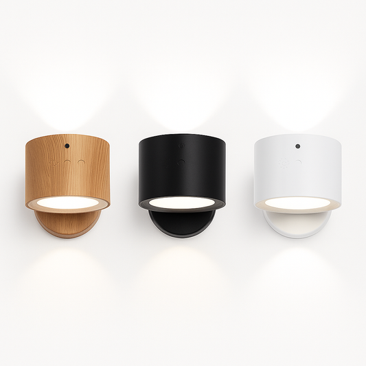 360° Rotatable LED Wall Light – Magnetic & Detachable