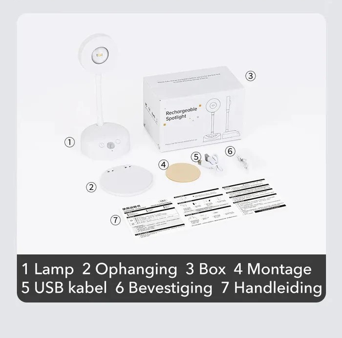 Gallery Spotlight – Wireless Rechargeable Wall Lamp