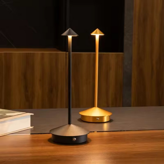 Hotel Umbrella Lampshade – Wireless Waterproof LED Lamp with Touch Control